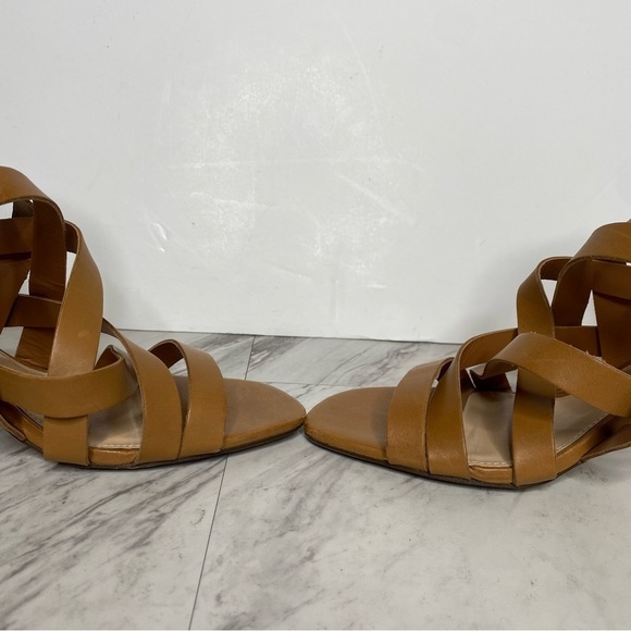 Samlee Strappy Platform Sandal – Vince Camuto Vince Camuto Sutellie Brown Leather Strappy Heeled Sandal 10M